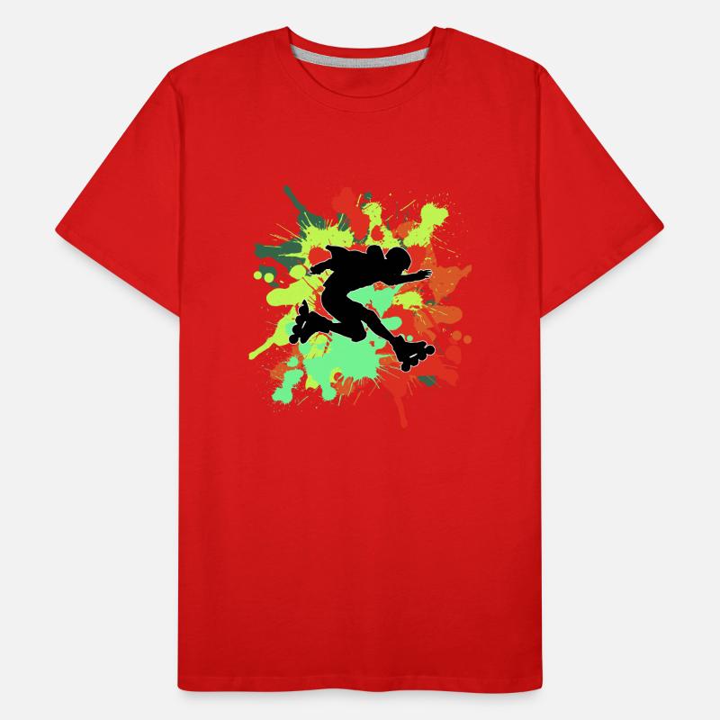 Rollerblades rollers T-shirt bio Premium Homme