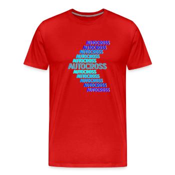 Autocross - Männer Premium Bio T-Shirt - Rot - Vorne - Damien (186cm)
