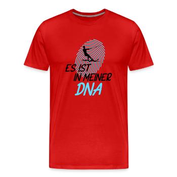 Wasserskier Wasserski Wasserskifahrer - Männer Premium Bio T-Shirt - Rot - Vorne - Damien (186cm)