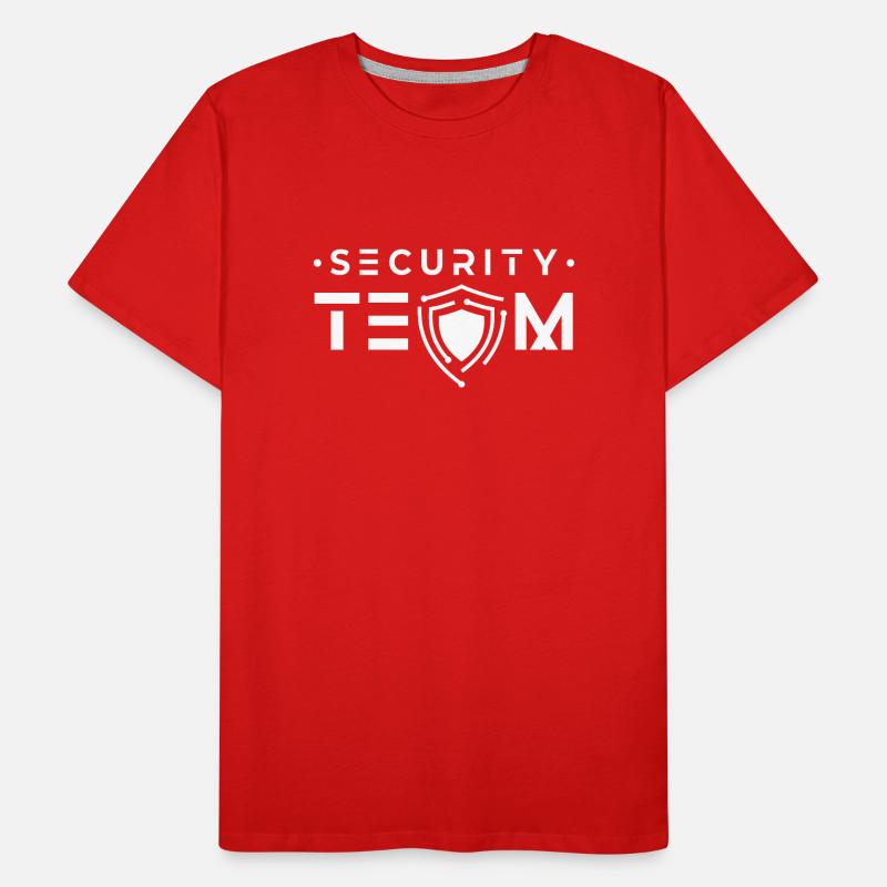 Équipe de sécurité Équipe de sécurité Videur de sécurité T-shirt bio Premium Homme