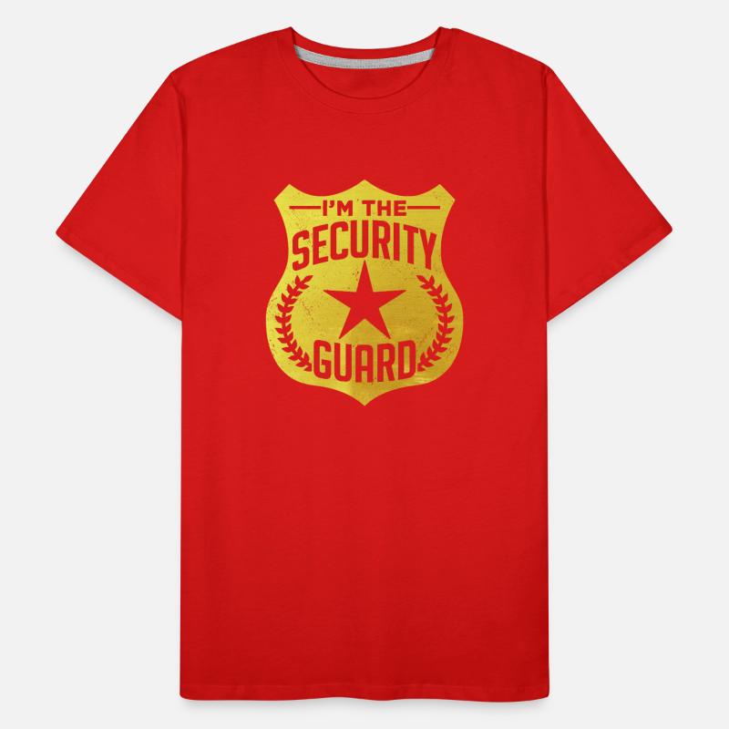 Ich Bin Der Sicherheitsmann Security Sicherheit Männer Premium Bio T-Shirt