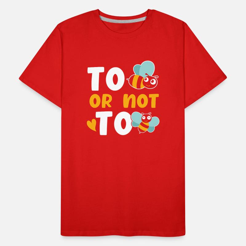 Biene oder nicht Biene Männer Premium Bio T-Shirt