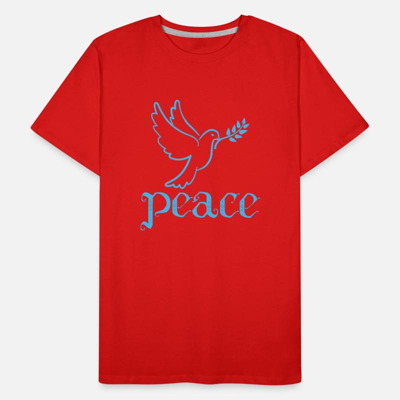 Peace Männer Premium Bio T-Shirt