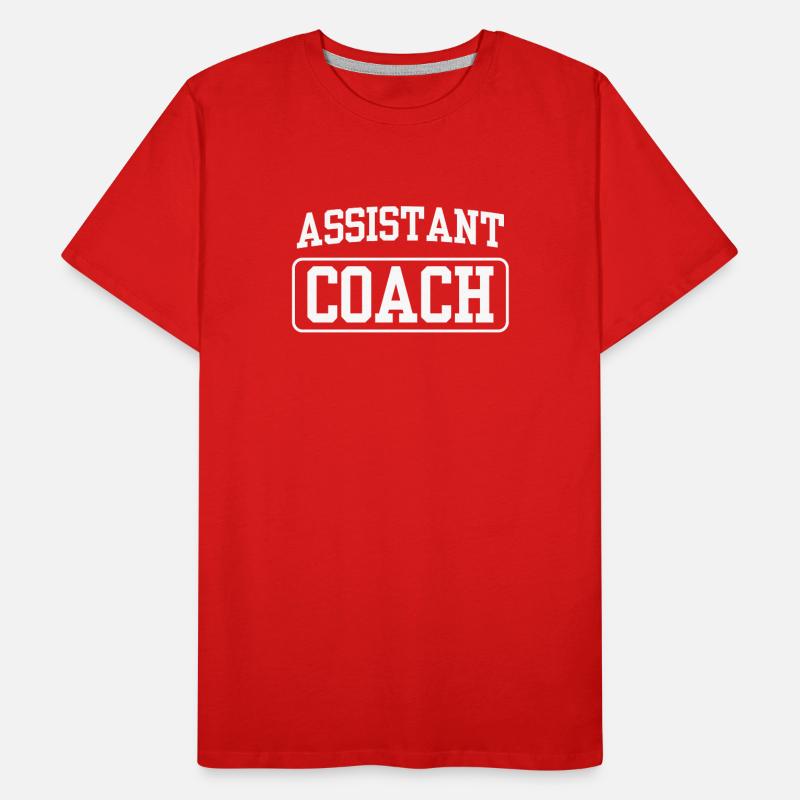 Assistant Trainer Coach Assistant Trainer Assistant Men's Premium Organic T-Shirt