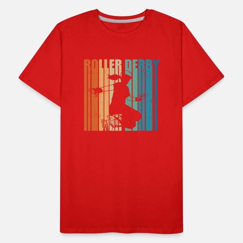 Roller derby T-shirt bio Premium Homme
