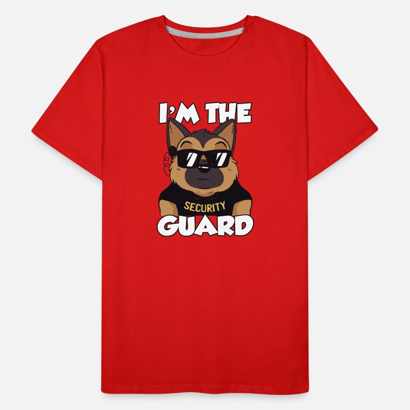 I am the security guard security Men's Premium Organic T-Shirt