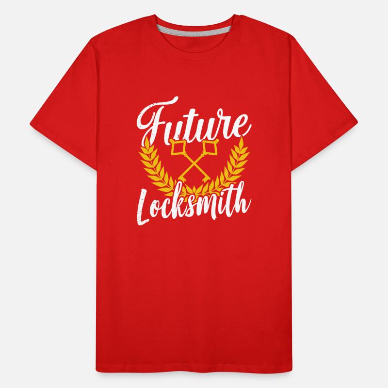 Future Locksmith Locksmith Locksmith Men's Premium Organic T-Shirt