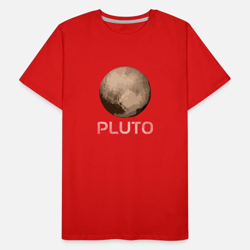 Pluto 1930 - 2006 Pluto Never Forget Premium økologisk T-skjorte for menn