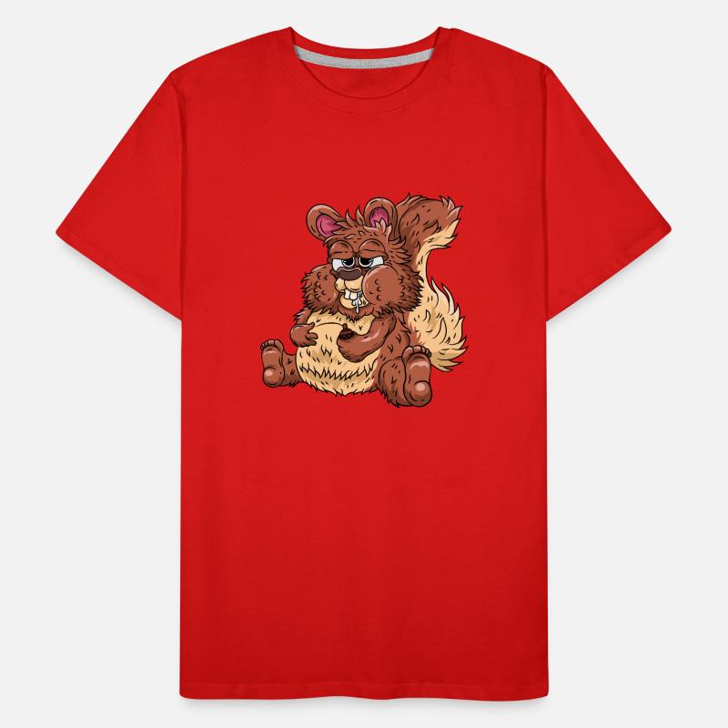 Thick squirrel Men's Premium Organic T-Shirt