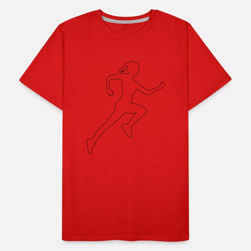 Runner Men's Premium Organic T-Shirt