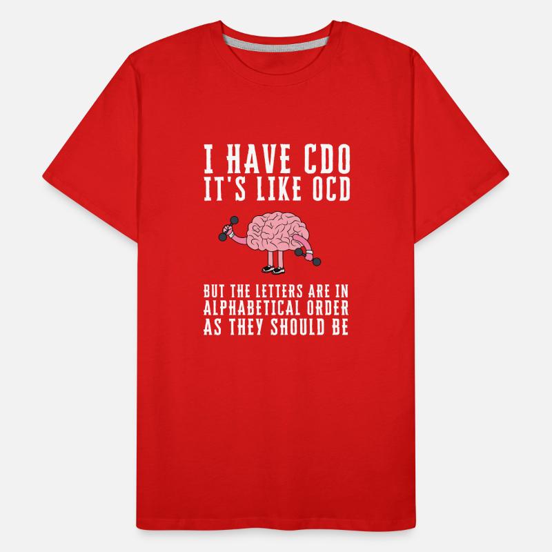 TocD Conscience du trouble obsessionnel-compulsif T-shirt bio Premium Homme