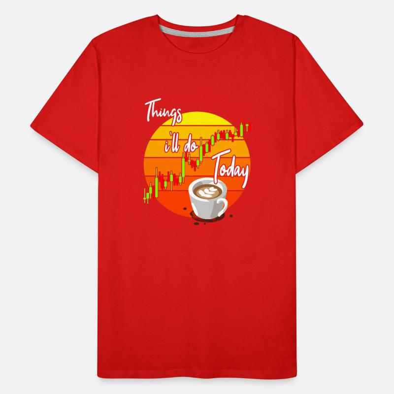 Café et commerce T-shirt bio Premium Homme