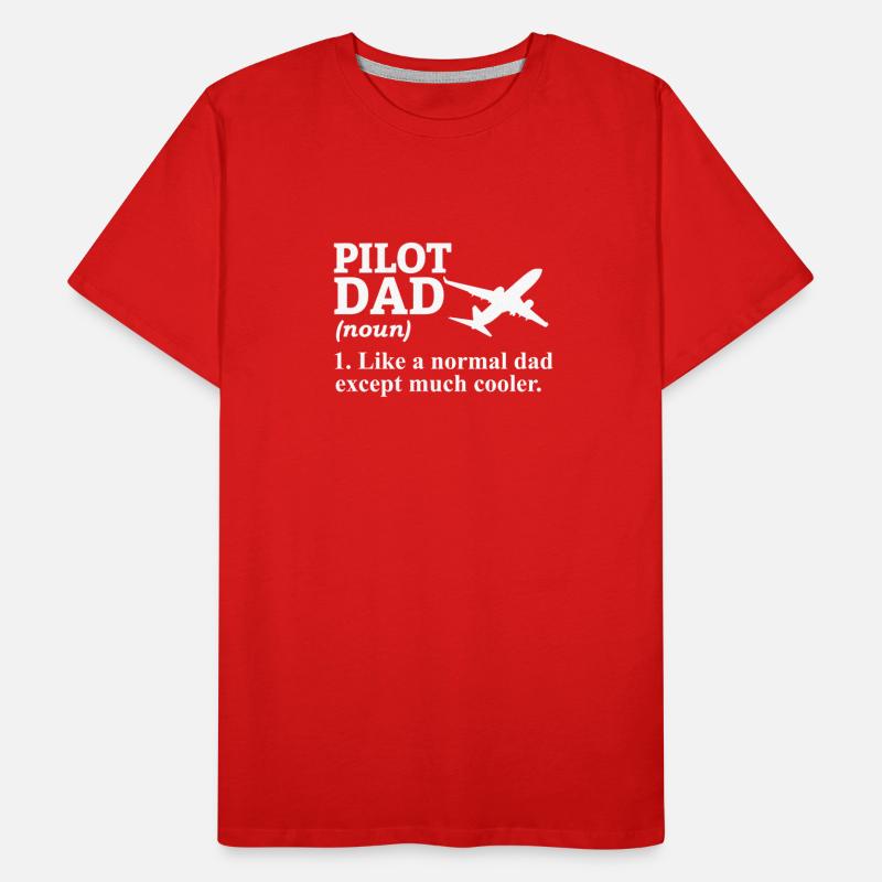 Pilot Airplane Pilot Pilots Fly Copilot Men's Premium Organic T-Shirt