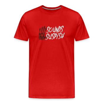 True Crime Murder Spy Crime Interest Gift Idea - Männer Premium Bio T-Shirt - Rot - Vorne - Damien (186cm)