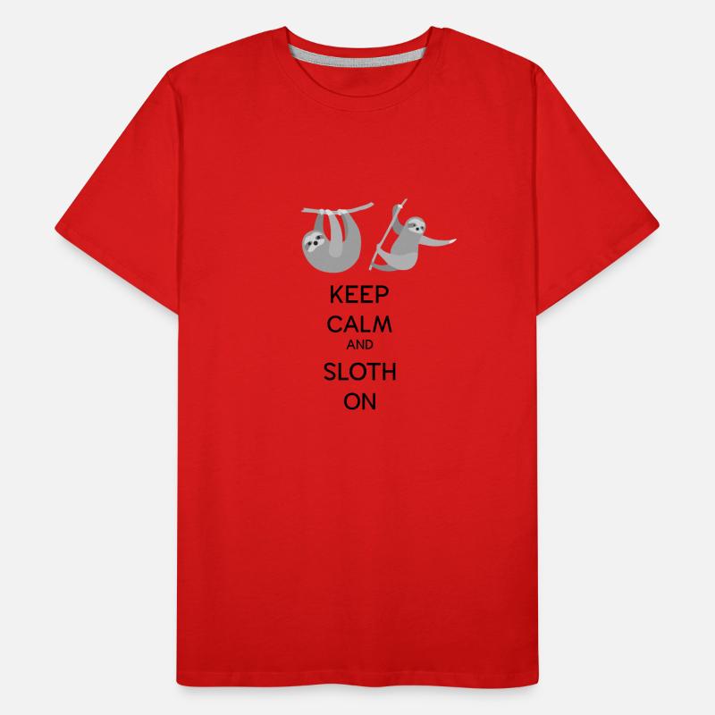 Sloth Männer Premium Bio T-Shirt