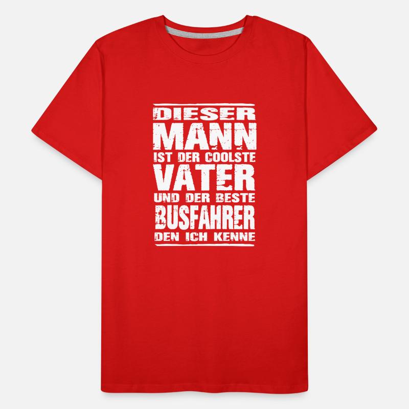 Busfahrer Männer Premium Bio T-Shirt