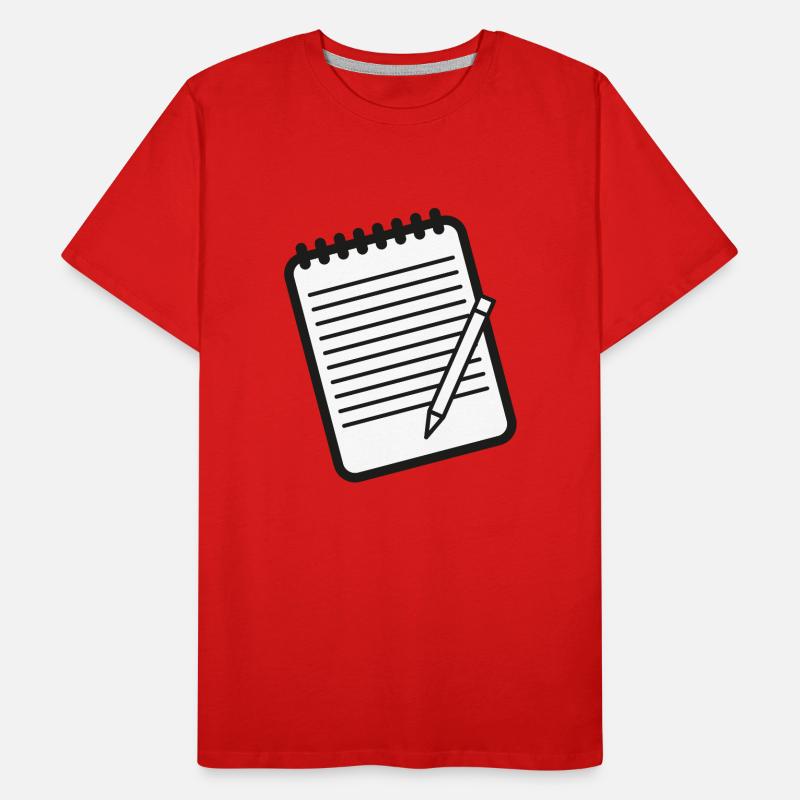 Checklist Notes Homework Men's Premium Organic T-Shirt