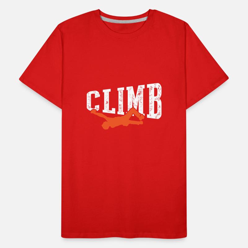 Climb Men's Premium Organic T-Shirt