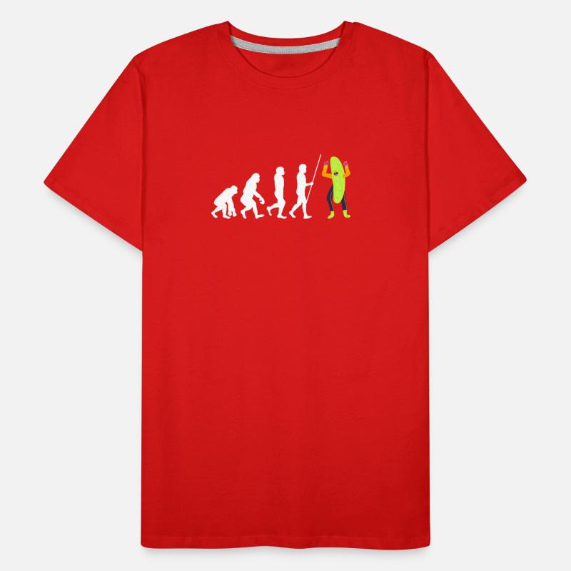 Cornichons Concombre Cornichon Lover Pot de cornichon en conserve T-shirt bio Premium Homme