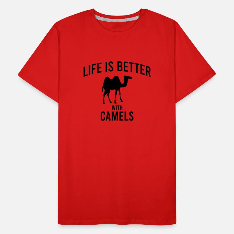 Camel Kamel Spruch Männer Premium Bio T-Shirt