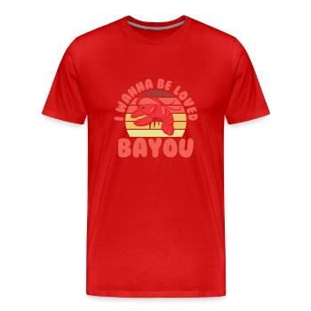 Krebs Flusskrebs Languste Crawfish Geschenk - Männer Premium Bio T-Shirt - Rot - Vorne - Damien (186cm)