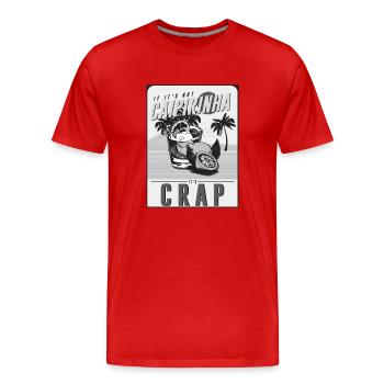 Brasilien - Männer Premium Bio T-Shirt - Rot - Vorne - Damien (186cm)