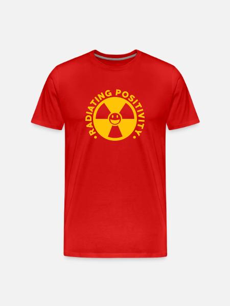 Radioactive - Men's Premium Organic T-Shirt - red