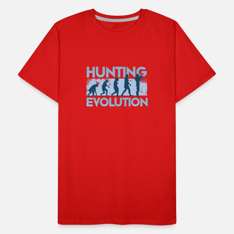 Jägerin Evolution Männer Premium Bio T-Shirt