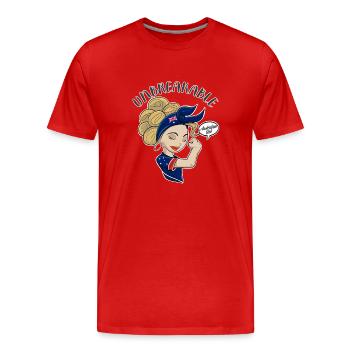 Australian Girl Unbreakable I Heritage Australie - T-shirt bio Premium Homme - rouge - Devant - Damien (186cm)