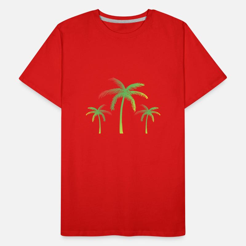 Palm trees Men's Premium Organic T-Shirt