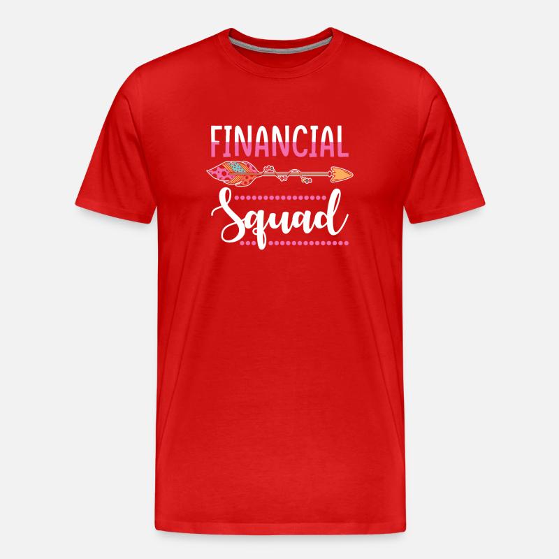 Finanz Gruppe - Männer Premium Bio T-Shirt - Rot