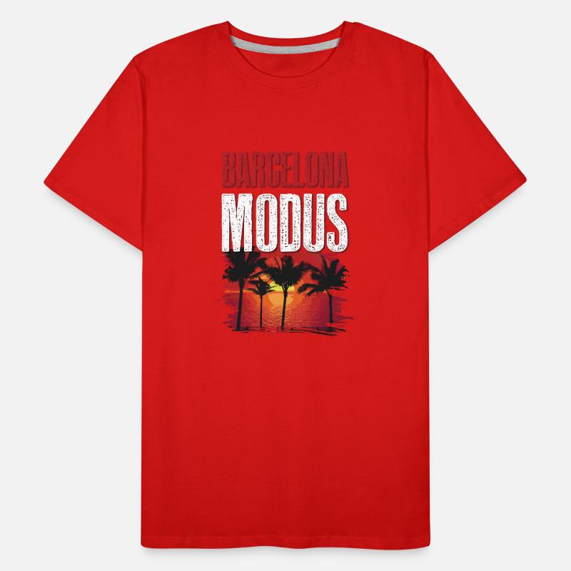 Mode Barcelone T-shirt bio Premium Homme