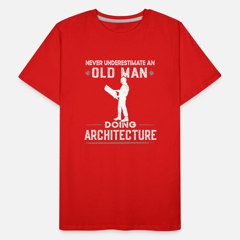 Construction Manager Architecture Student Architect Men's Premium Organic T-Shirt