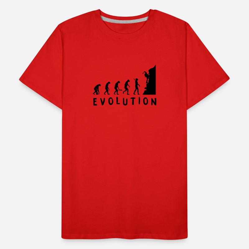 Eiskletterer Eisklettern Sportler Eis Klettern Männer Premium Bio T-Shirt