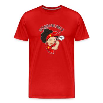 Fille vietnamienne Héritage vietnamien incassable - T-shirt bio Premium Homme - rouge - Devant - Damien (186cm)