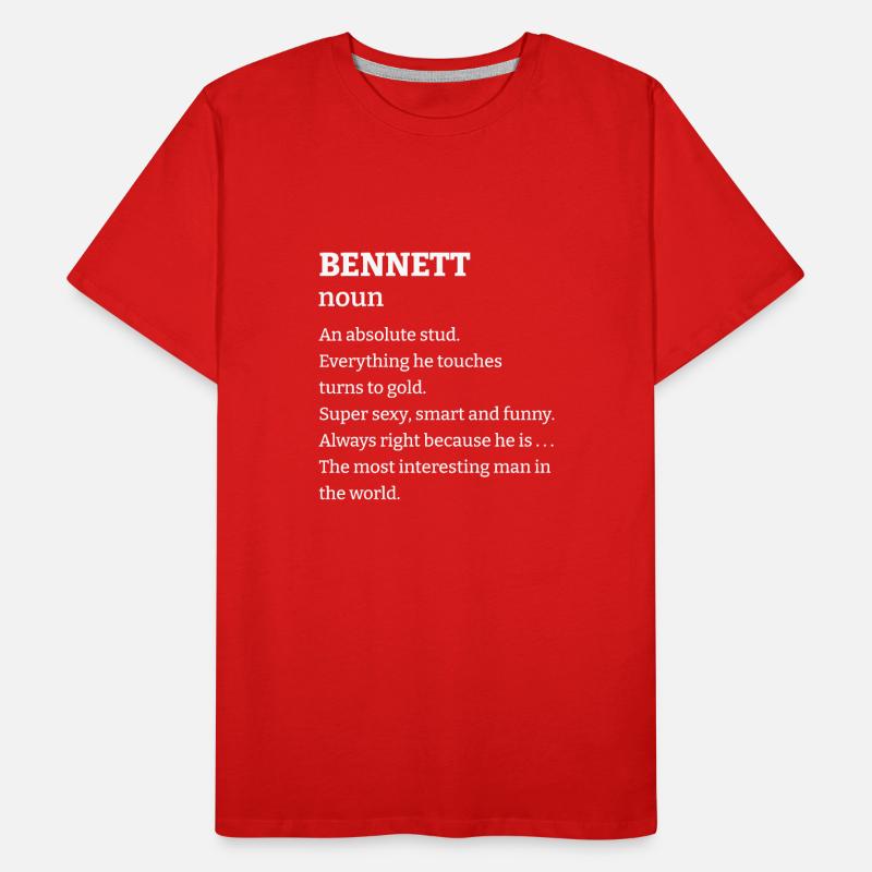 Bennett: An absolute stud. Everthing he touches tu Männer Premium Bio T-Shirt