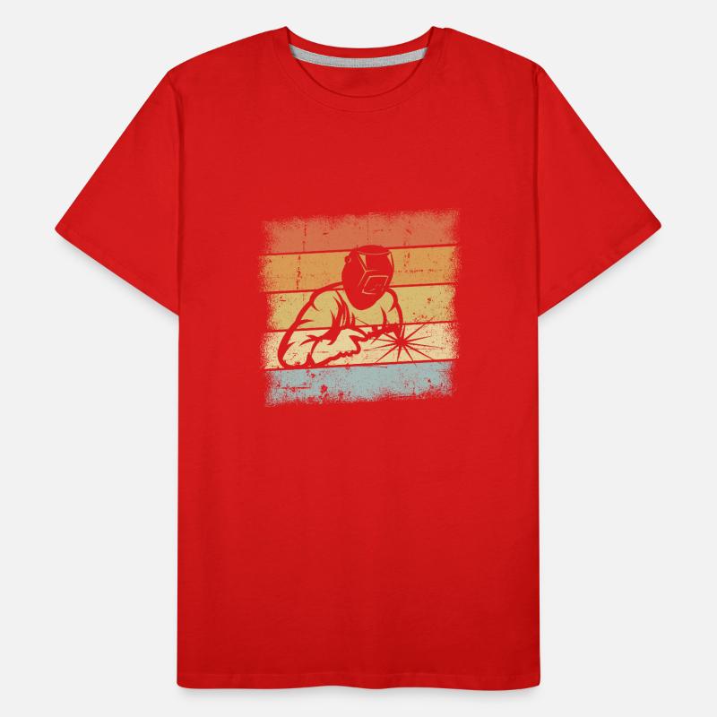 Schweißer Design Männer Premium Bio T-Shirt