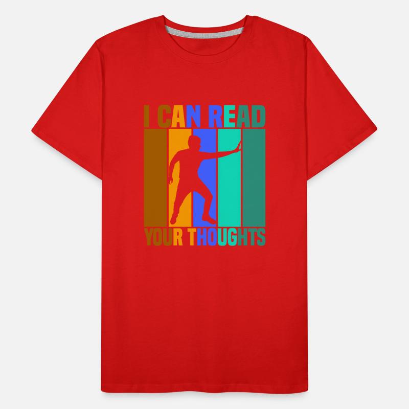 I Can Read Your Thoughts Männer Premium Bio T-Shirt