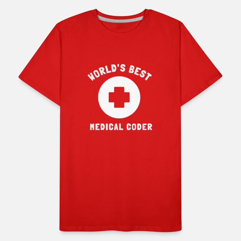 Medical Coder Coding VA Nurse And Clinical Coding Männer Premium Bio T-Shirt
