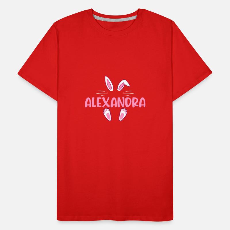 ALEXANDRA Easter Männer Premium Bio T-Shirt