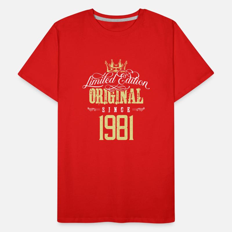 Édition limitée 1981 T-shirt bio Premium Homme