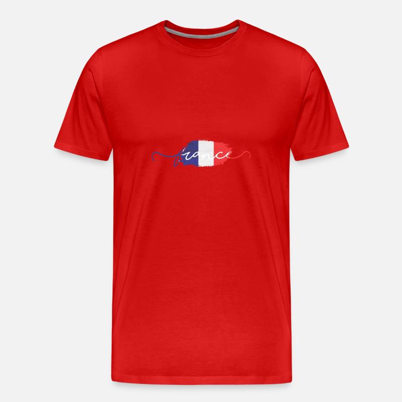 Paris - Männer Premium Bio T-Shirt - Rot
