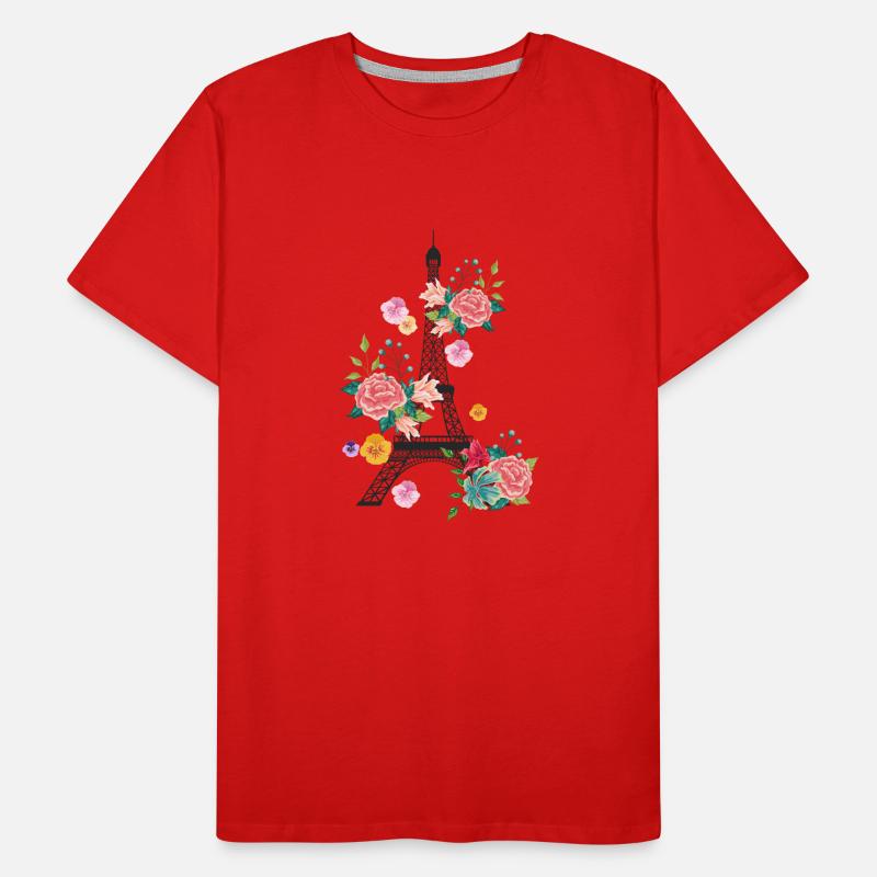 Paris Männer Premium Bio T-Shirt