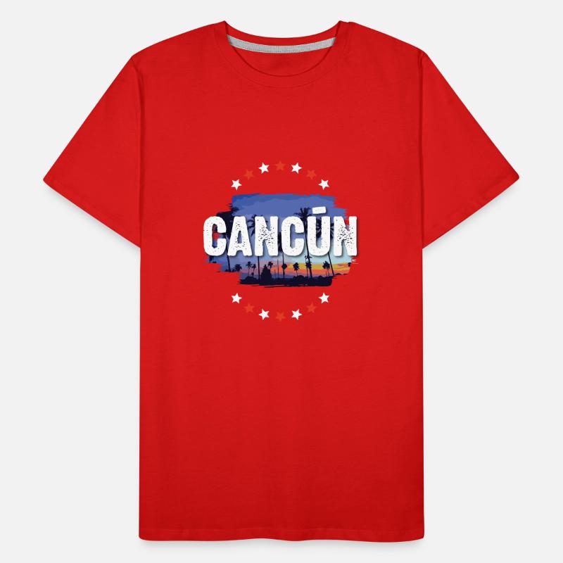Cancun Männer Premium Bio T-Shirt
