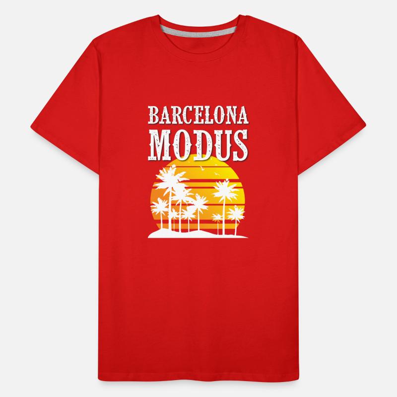 Mode Barcelone T-shirt bio Premium Homme