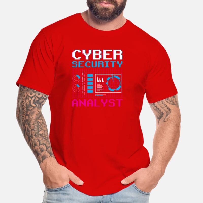 Cybersecurity Analyst IT Sicherheit Hacker Hack Männer Premium Bio T-Shirt