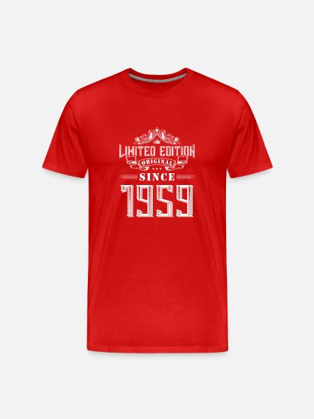 Édition limitée 1959 - T-shirt bio Premium Homme - rouge