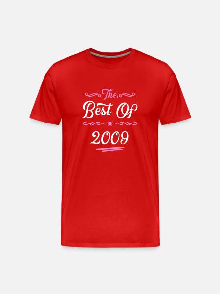 2009 best of - Men's Premium Organic T-Shirt - red