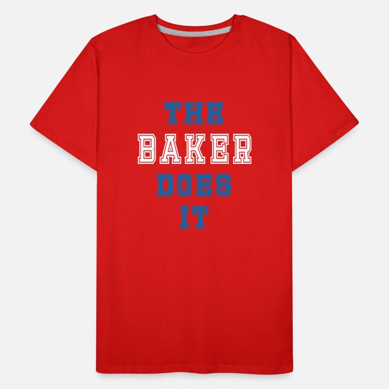 The Bäcker does it Bäcker Gift Men's Premium Organic T-Shirt