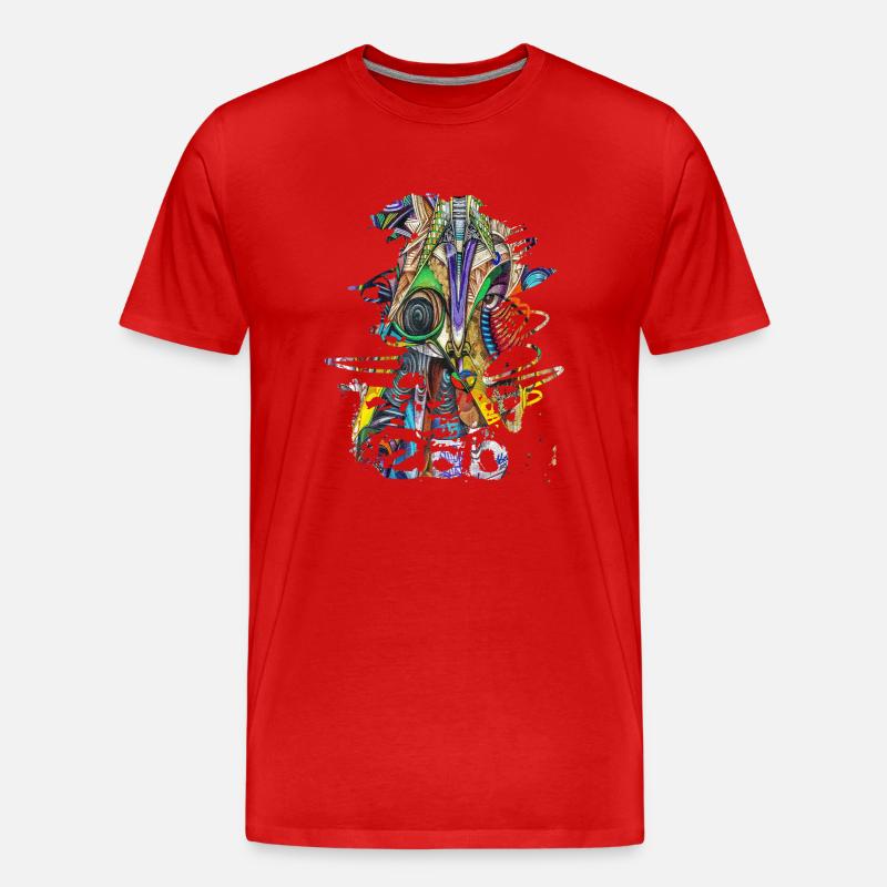 Graffiti art graffiti style graffiti Splash - Men's Premium Organic T-Shirt - red